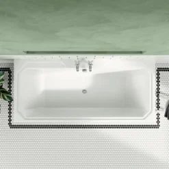 Butler & Rose Art Deco Double Ended Straight Bath - 1800 x 800mm