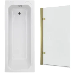 Butler & Rose Art Deco Shower Bath & Shower Screen