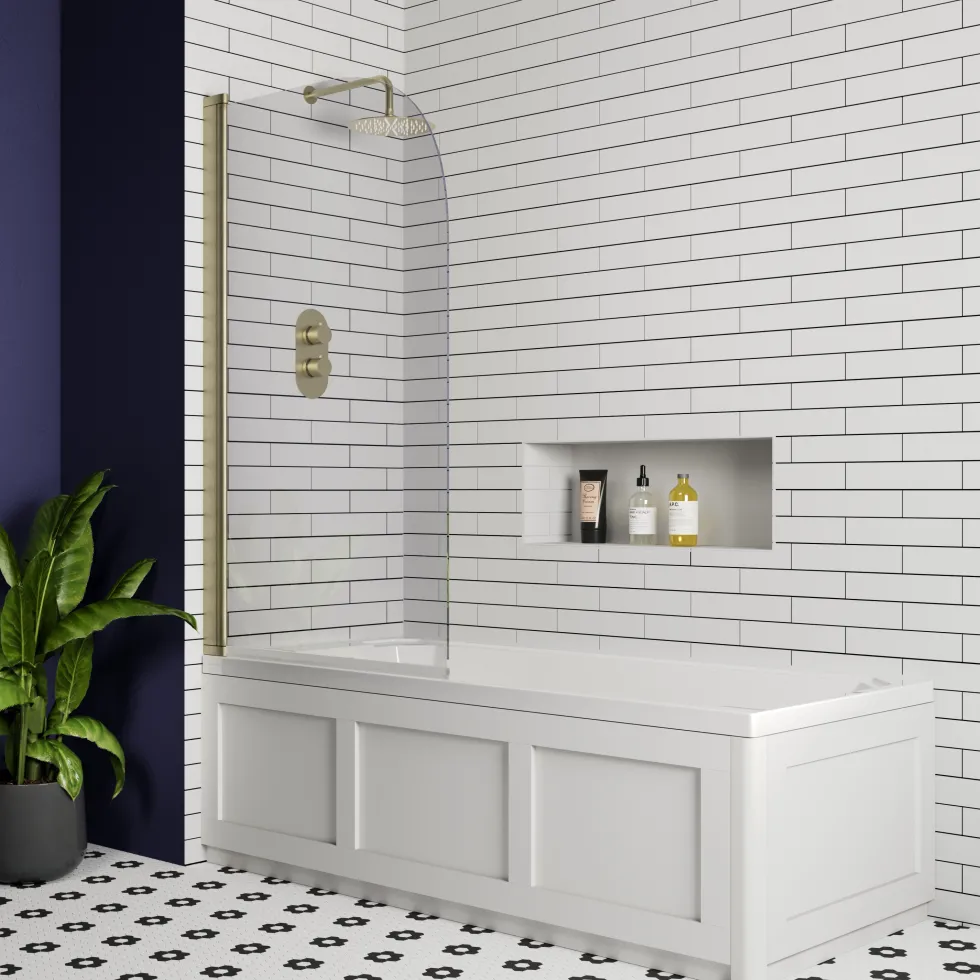 Butler & Rose Art Deco Shower Bath & Shower Screen