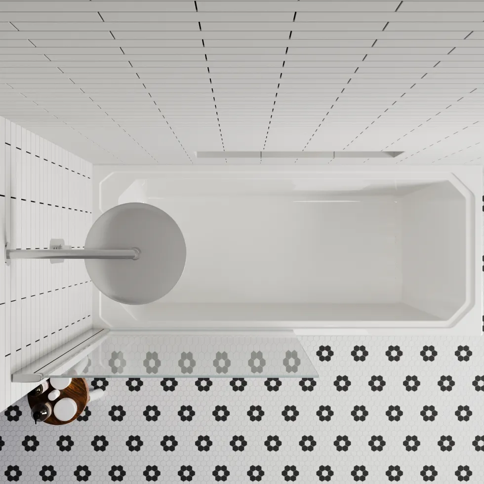 Butler & Rose Art Deco Shower Bath & Shower Screen