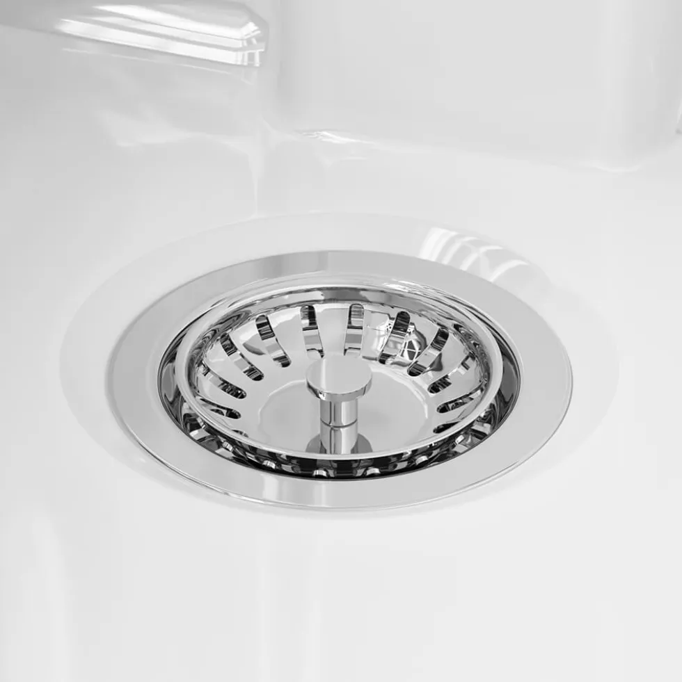 Butler & Rose Belfast Butler Kitchen Sink with Victoria Kitchen Tap & Basket Strainer Waste