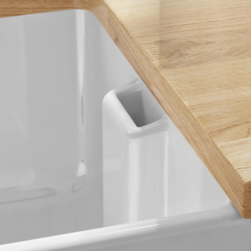 Butler & Rose Belfast Butler Kitchen Sink with Victoria Kitchen Tap & Basket Strainer Waste