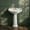 Butler & Rose Benedict 600mm Full Pedestal & Basin - 1 Tap Hole