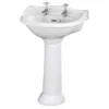Butler & Rose Benedict 600mm Full Pedestal & Basin - 2 Tap Hole