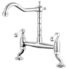 Butler & Rose Carlton Traditional Polished Chrome Kitchen Bridge Mixer and Complete Filter Kit