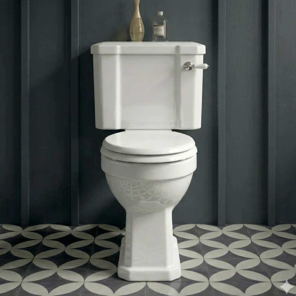 Butler & Rose Catherine Comfort Height Close Coupled Toilet & Cistern (Excluding Seat)