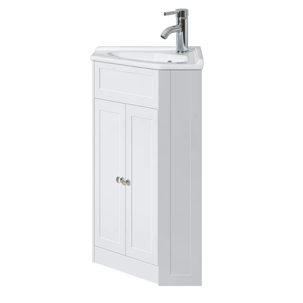 Butler & Rose Catherine Corner Cloakroom Vanity Unit with Basin