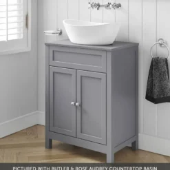 Butler & Rose Catherine 600mm Floorstanding Vanity Unit & Countertop