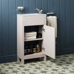 Butler & Rose Catherine Traditional Cloakroom Toilet & Vanity Unit Bathroom Suite