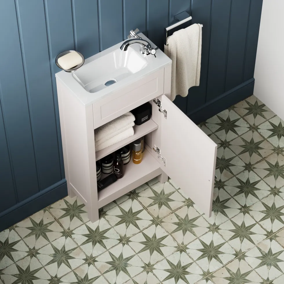 Butler & Rose Catherine Traditional Cloakroom Toilet & Vanity Unit Bathroom Suite