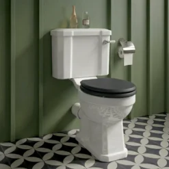 Butler & Rose Catherine Traditional Close Coupled Toilet (Excluding Seat)