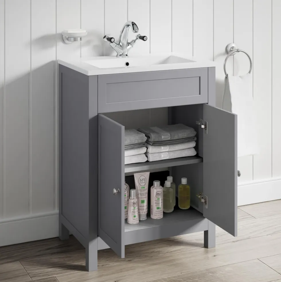 Butler & Rose Catherine Traditional Floorstanding Vanity Unit with Basin