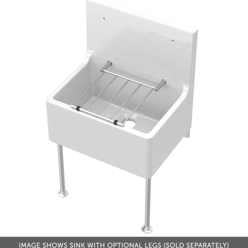 Butler & Rose Ceramic Fireclay Cleaner Sink - 515 x 393mm