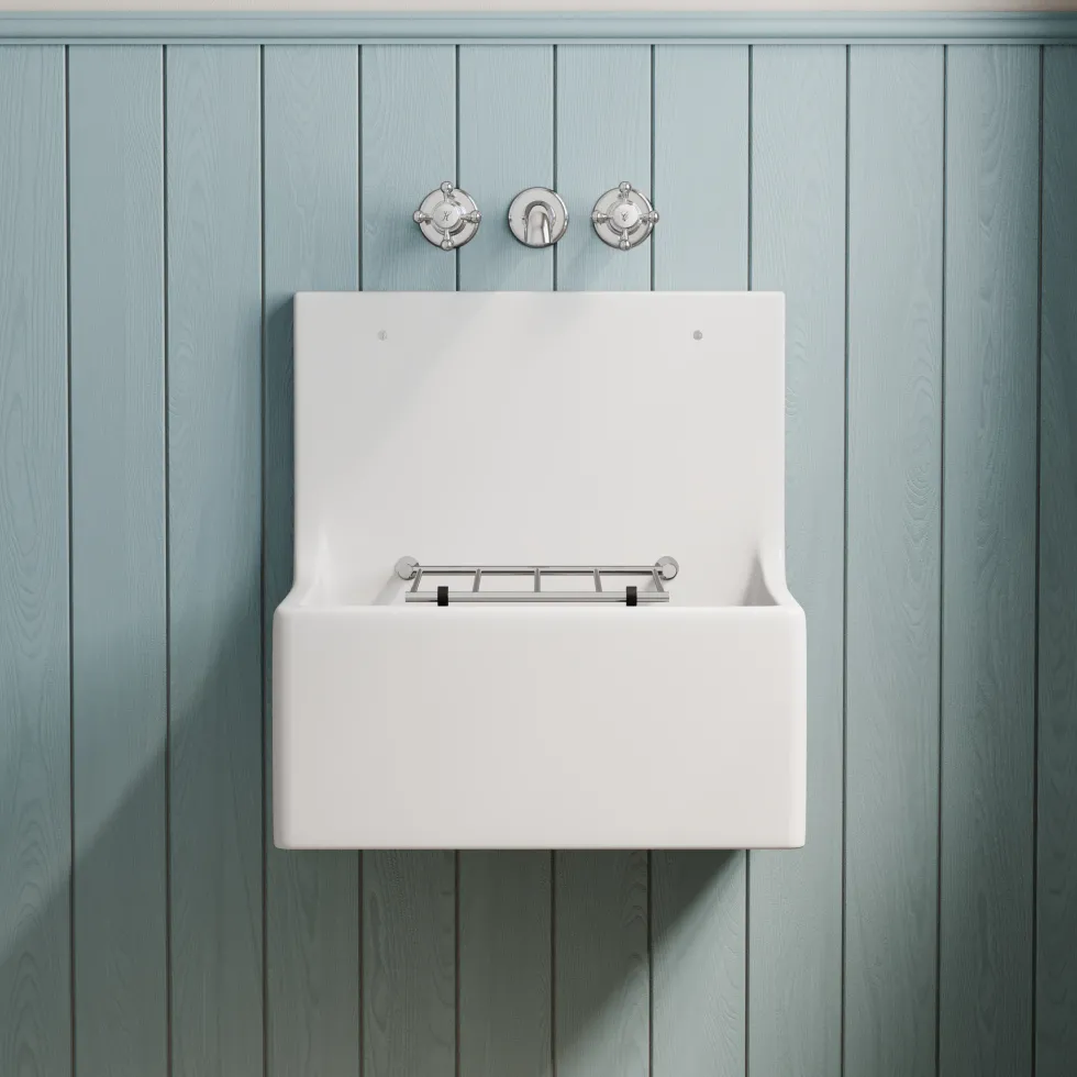 Butler & Rose Ceramic Fireclay Cleaner Sink - 515 x 393mm