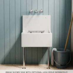 Butler & Rose Ceramic Fireclay Cleaner Sink - 515 x 393mm