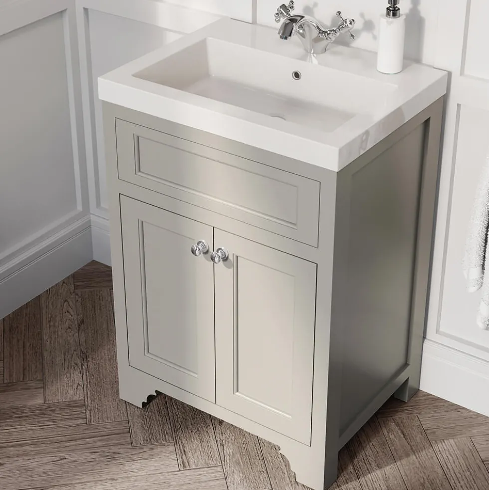 Butler & Rose Charlotte 600mm Floorstanding Vanity Unit & Basin