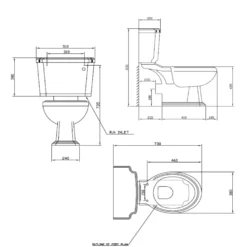 Butler & Rose Darcy Traditional Bathroom Suite