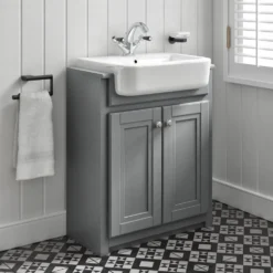 Butler & Rose Darcy Traditional Floorstanding Vanity Unit with Belfast Basin