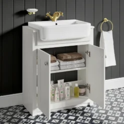 Butler & Rose Darcy Traditional Floorstanding Vanity Unit with Belfast Basin