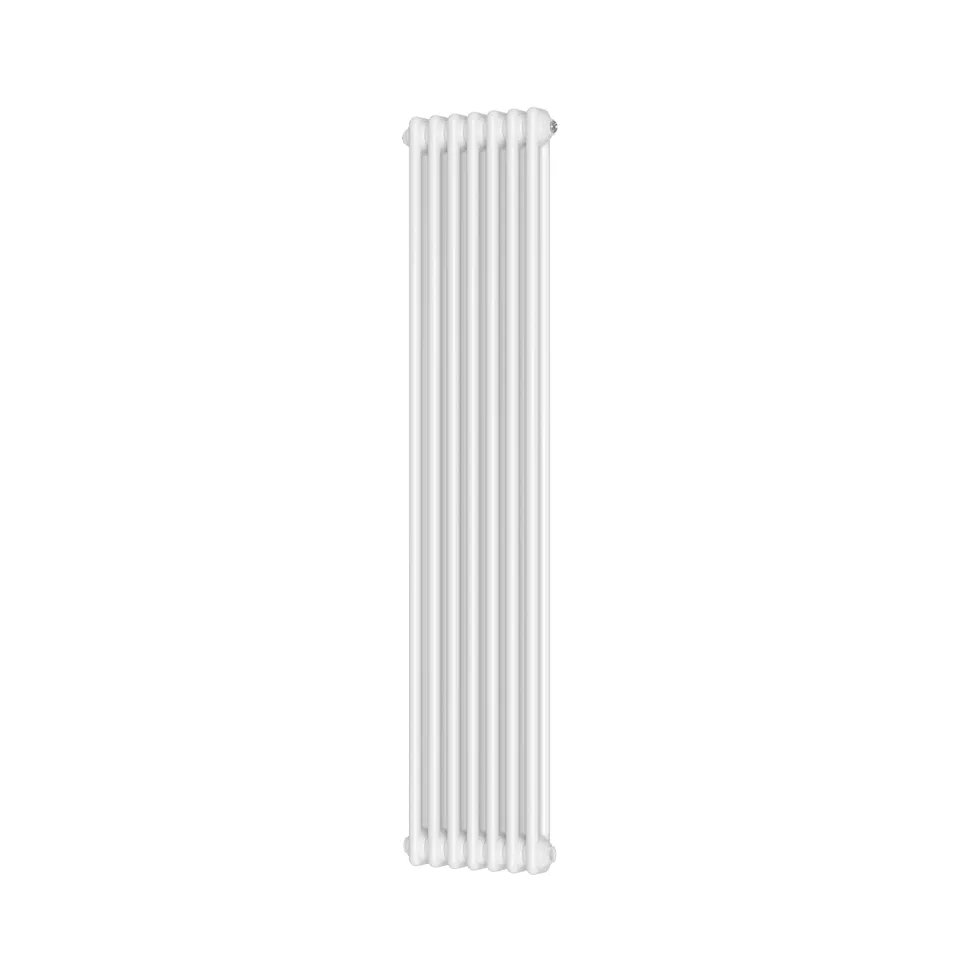 Butler & Rose Designer 2 Column Vertical Radiator - Gloss White - 1500mm Tall