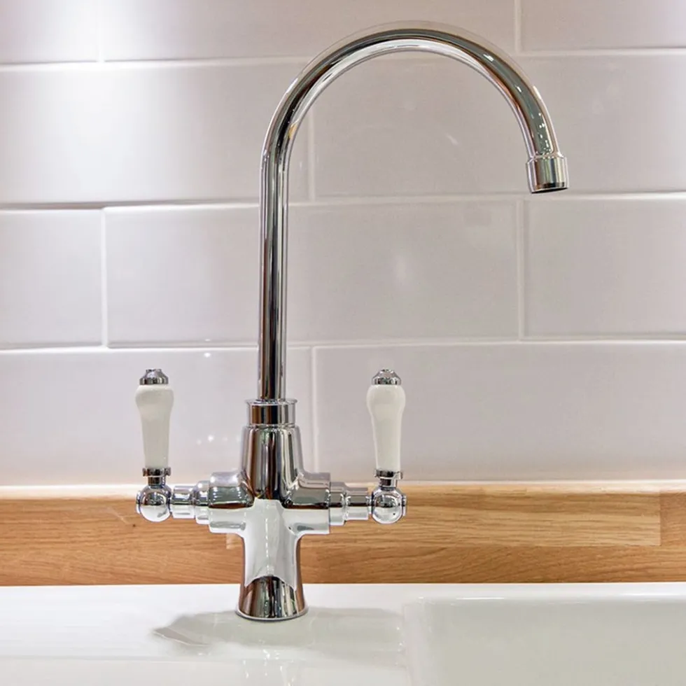 Butler & Rose Elizabeth Traditional Kitchen Mixer Tap Chrome