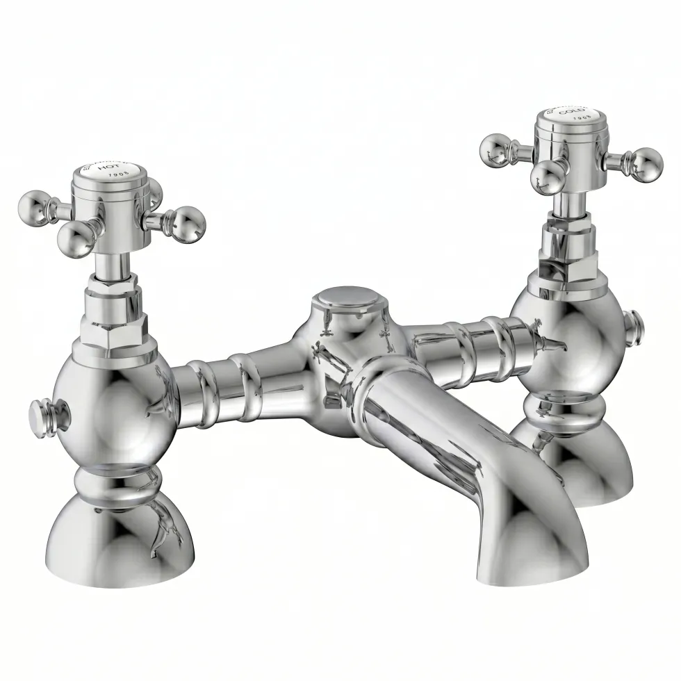 Butler & Rose Eliza Crosshead Deck Mounted Bath Filler Tap