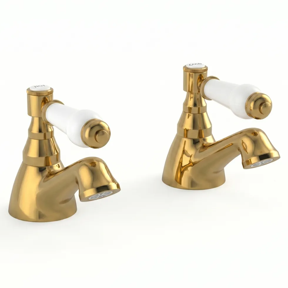 Butler & Rose Eliza Lever Bath Pillar Taps