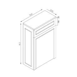 Butler & Rose 500mm Back to Wall Toilet Unit