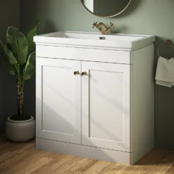 Butler & Rose Ophelia 800mm Floorstanding 2 Door Vanity Unit & Basin