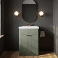 Butler & Rose Ophelia 600mm Floorstanding 2 Door Vanity Unit & Basin