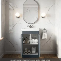 Butler & Rose Ophelia 500mm Floorstanding 2 Door Vanity Unit & Basin