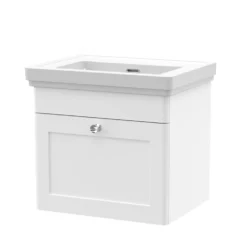 Butler & Rose Ophelia 500mm Wall Mounted 1 Drawer Vanity Unit & Basin