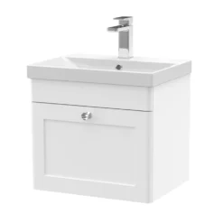 Butler & Rose Ophelia 500mm Wall Mounted 1 Drawer Vanity Unit & Basin