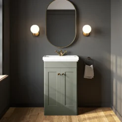Butler & Rose Ophelia Traditional Toilet & 500mm Floorstanding Vanity Unit Bathroom Suite