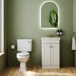 Butler & Rose Ophelia Traditional Toilet & 500mm Floorstanding Vanity Unit Bathroom Suite
