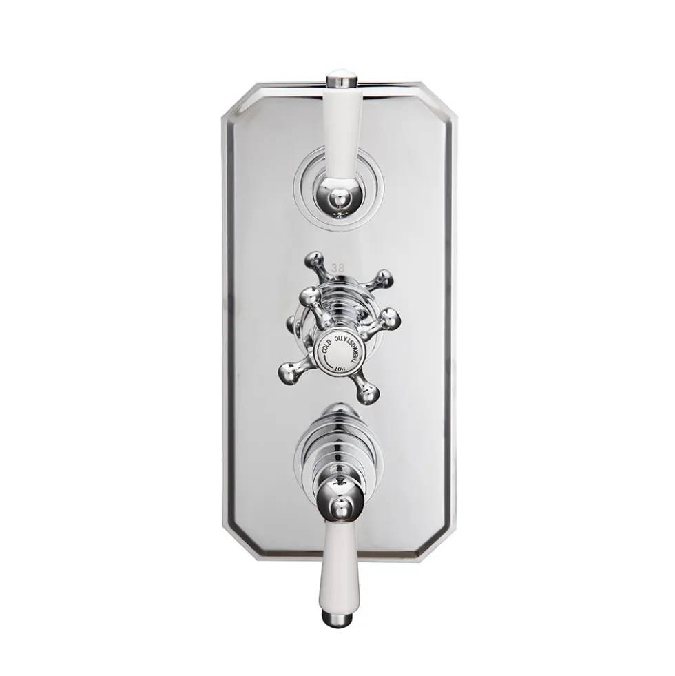 Butler & Rose Victoria Traditional 2 Outlet Triple Concealed Thermostatic Shower Valve