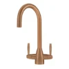 Caple Avel Twin Lever Mono Kitchen Mixer - Copper
