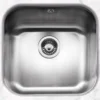 Caple Form 1 Bowl Undermount Satin Stainless Steel Sink & Waste Kit - 452 x 434mm