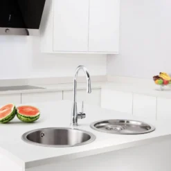 Caple Form Inset or Undermount Satin Stainless Steel Drainer - 450 x 450mm