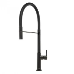 Caple Preto Mono Kitchen Mixer Tap with Pull Out Spray - Matt Black