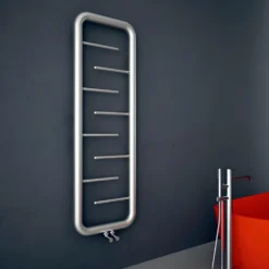 Carisa Aren Ladder Stainless Steel Designer Heated Towel Rail