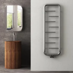 Carisa Aren Ladder Stainless Steel Designer Heated Towel Rail