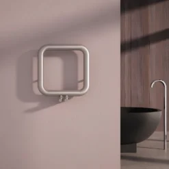 Carisa Baro Stainless Steel Vertical Designer Heated Towel Rail
