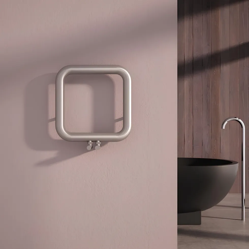 Carisa Baro Stainless Steel Vertical Designer Heated Towel Rail