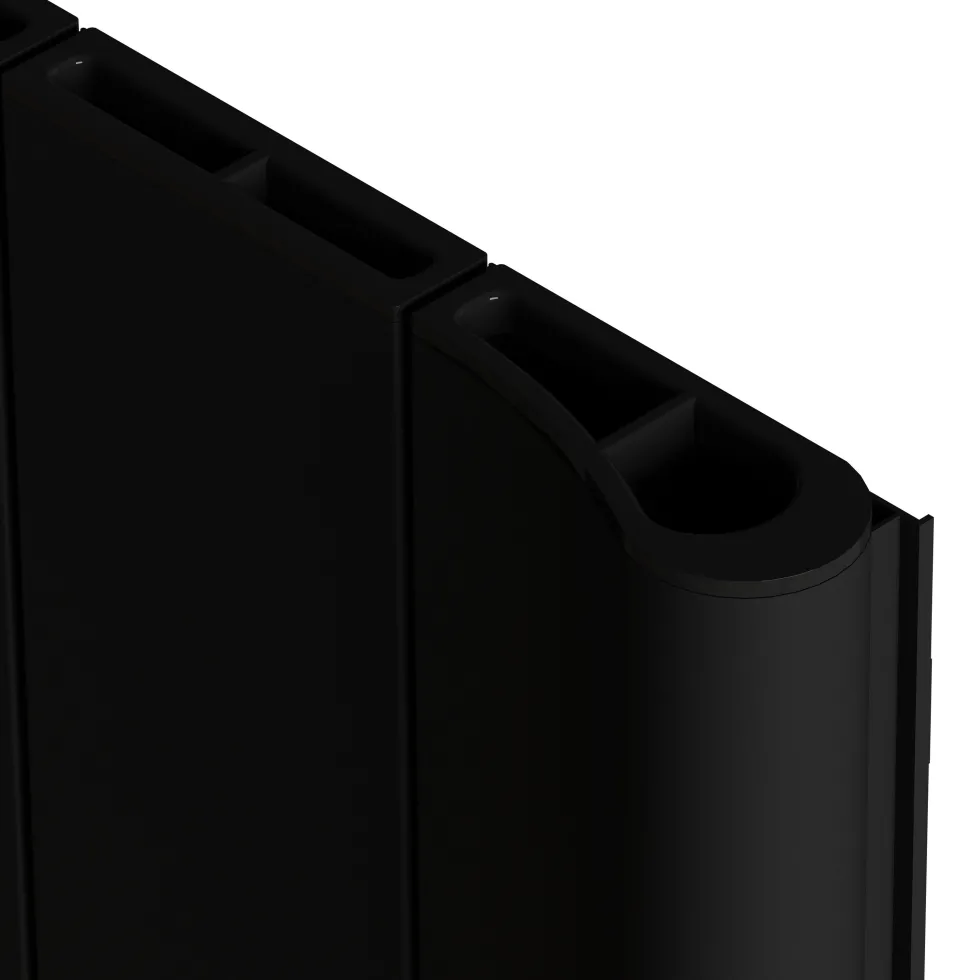 Carisa Boreas B Vertical Electric Single Panel Aluminium Radiator with Smart Wifi Thermostat