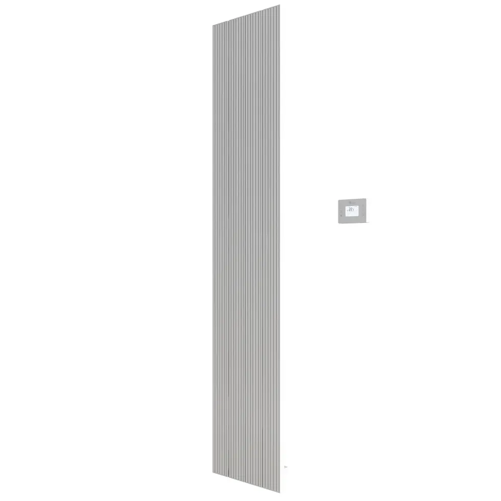 Carisa Boreas M Vertical Electric Single Panel Aluminium Radiator with Smart Wifi Thermostat