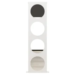 Carisa Circles Aluminium Vertical Mirror Radiator