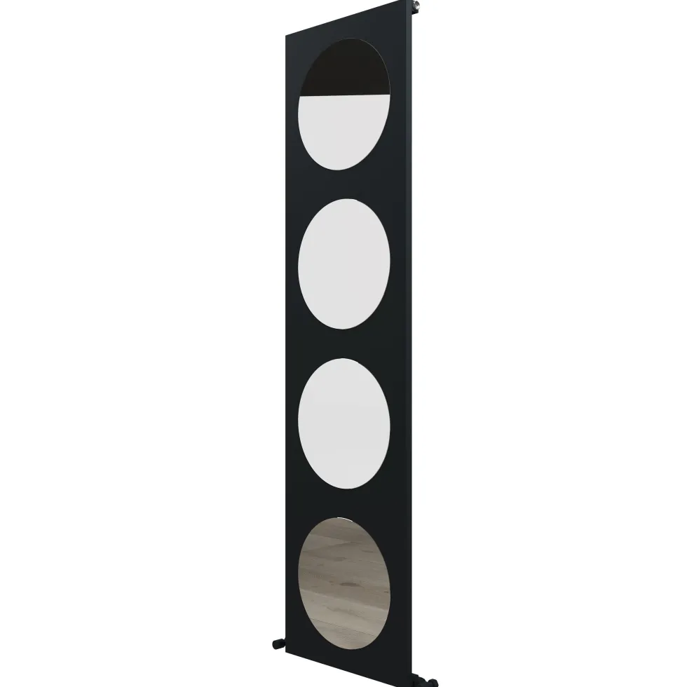 Carisa Circles Aluminium Vertical Mirror Radiator
