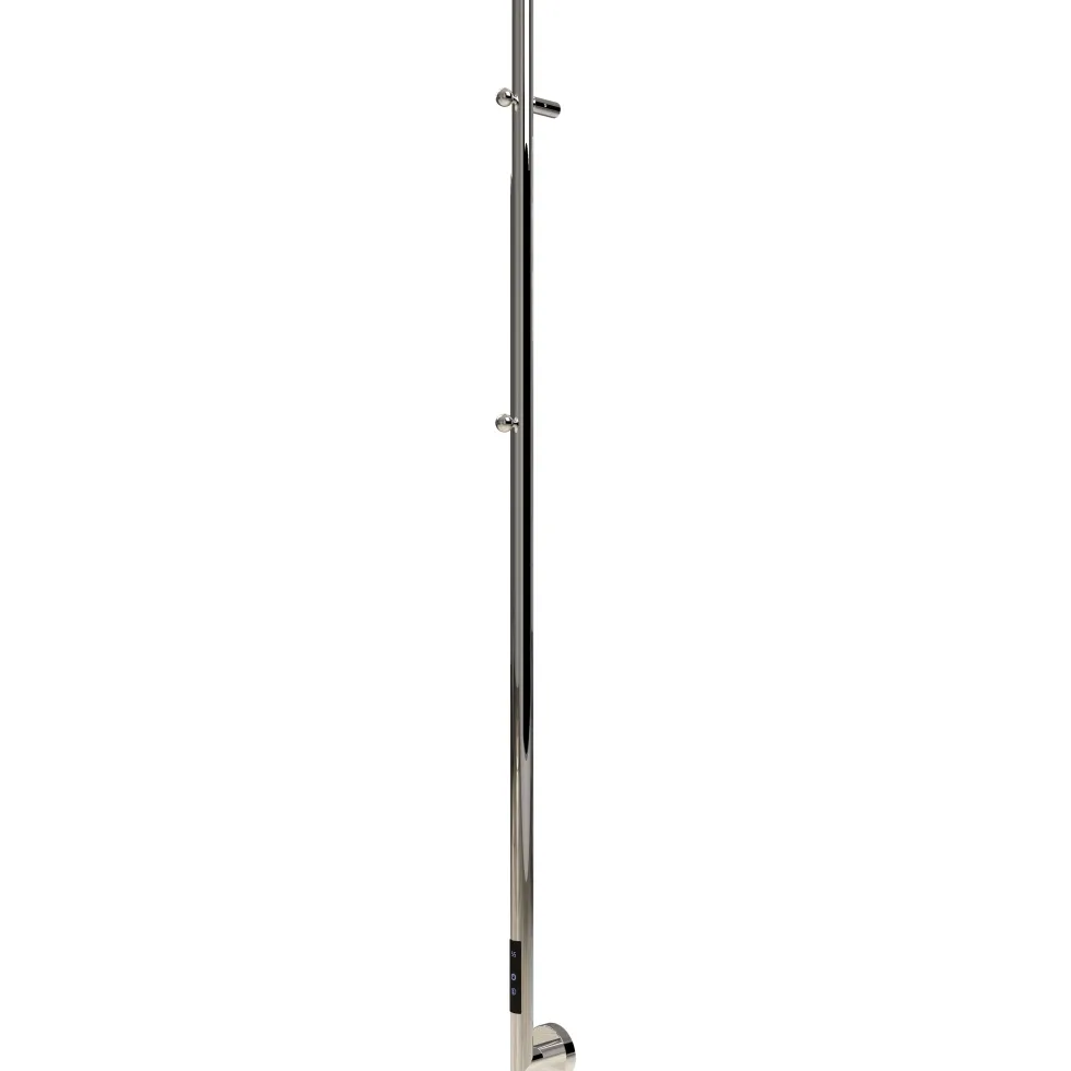 Carisa Dante Stainless Steel Single Electric Heated Towel Bar