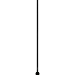 Carisa Dante Stainless Steel Single Electric Heated Towel Bar